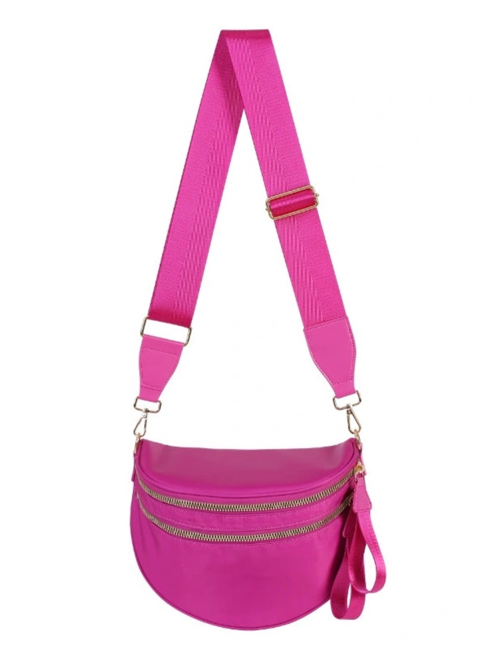 Emmafy Hot Pink GoFree The Roomiest Bum Bag Viral Bag NWT